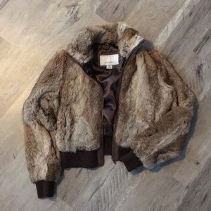 Wilson’s Leather Rabbit Fur Jacket